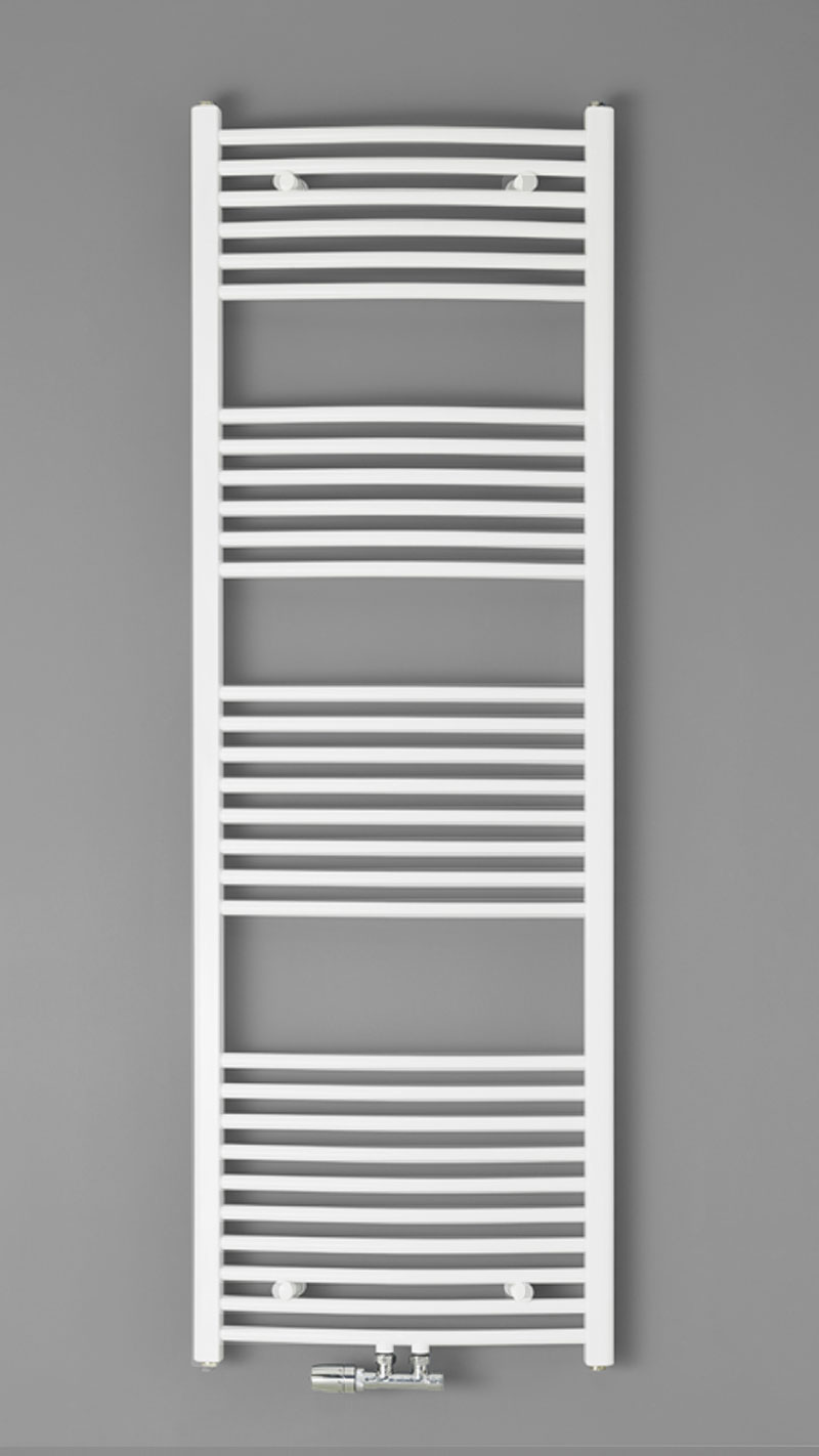 Abbildung des Badheizkörpers Sanibel 1001 pure gebogen